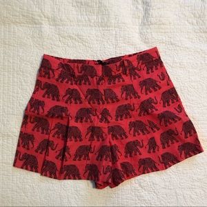 NWT Navy and Red J Crew Elephant Shorts
